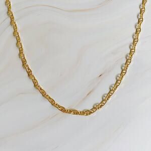 Equestrian Horse Bit Anchor Link Layering Necklace